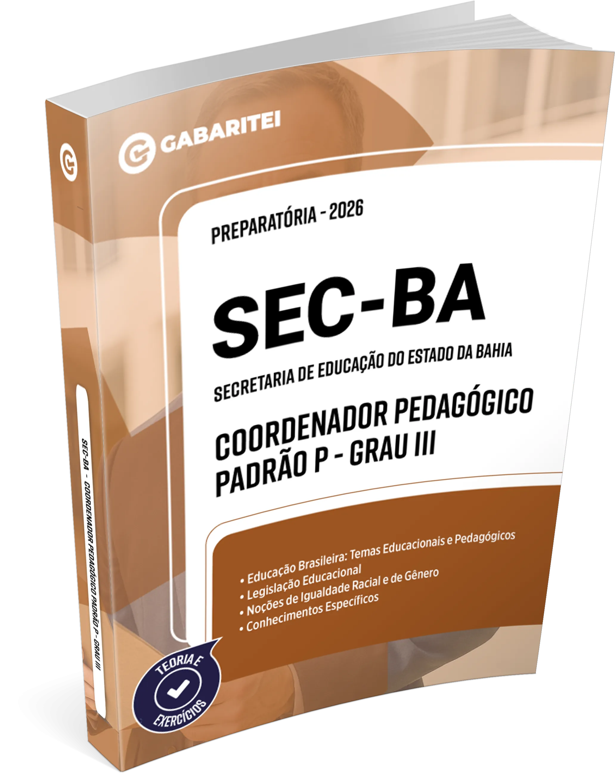 Apostila - SEC-BA - Coordenador Pedagógico Padrão P - Grau III