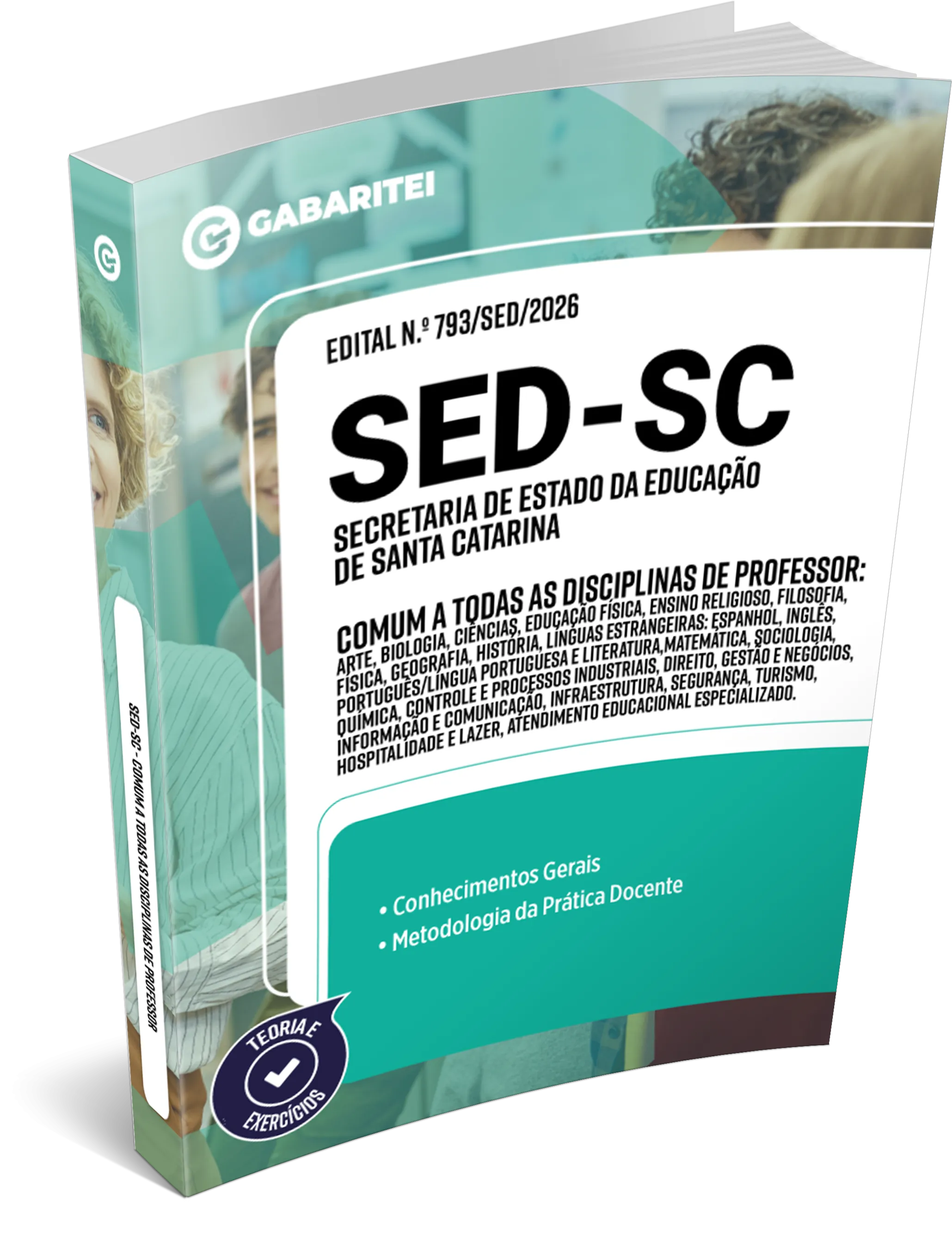 SED-SC - Secretaria de Estado da Educação de Santa Catarina - Comum a todas as Disciplinas de Professor
