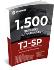 Capa: TJ-SP - Tribunal de Justiça do Estado de São Paulo - 1.500 Questões Gabaritadas - Escrevente Técnico Judiciário