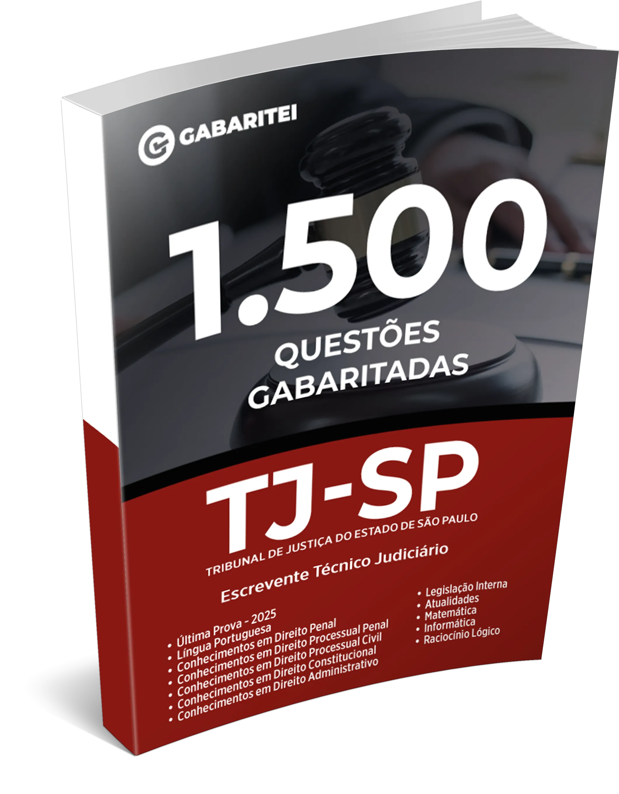 TJ-SP - Tribunal de Justiça do Estado de São Paulo - 1.500 Questões Gabaritadas - Escrevente Técnico Judiciário