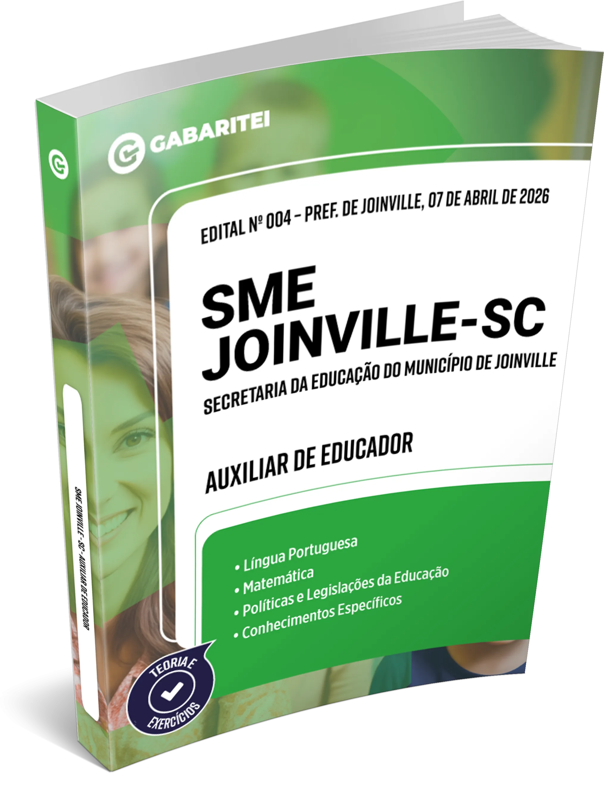 SME - Joinville - SC - Secretaria da Educação do Município de Joinville - Auxiliar de Educador