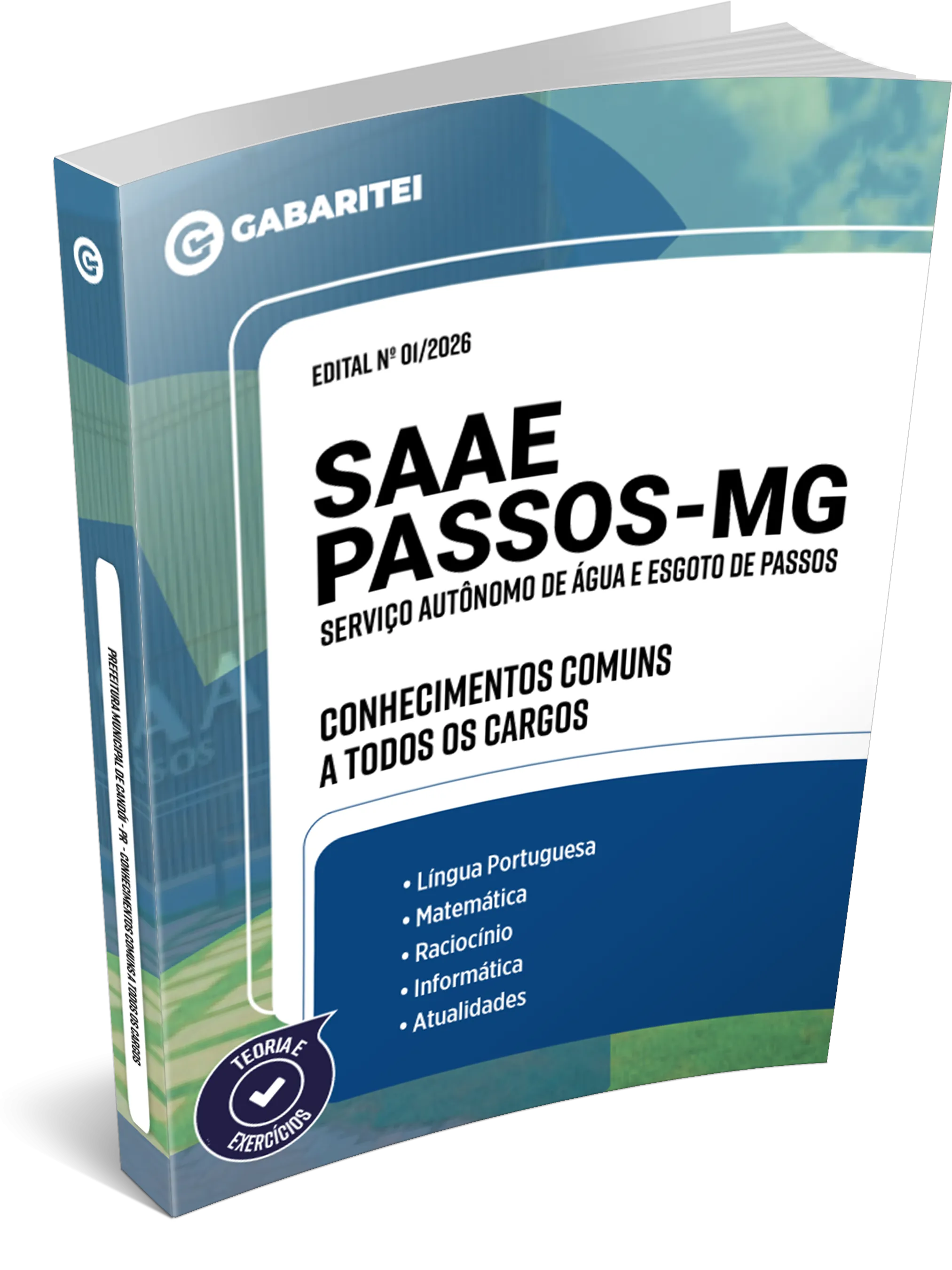 SAAE Passos MG - Serviço Autônomo de Água e Esgoto de Passos - Conhecimentos Comuns a todos os Cargos