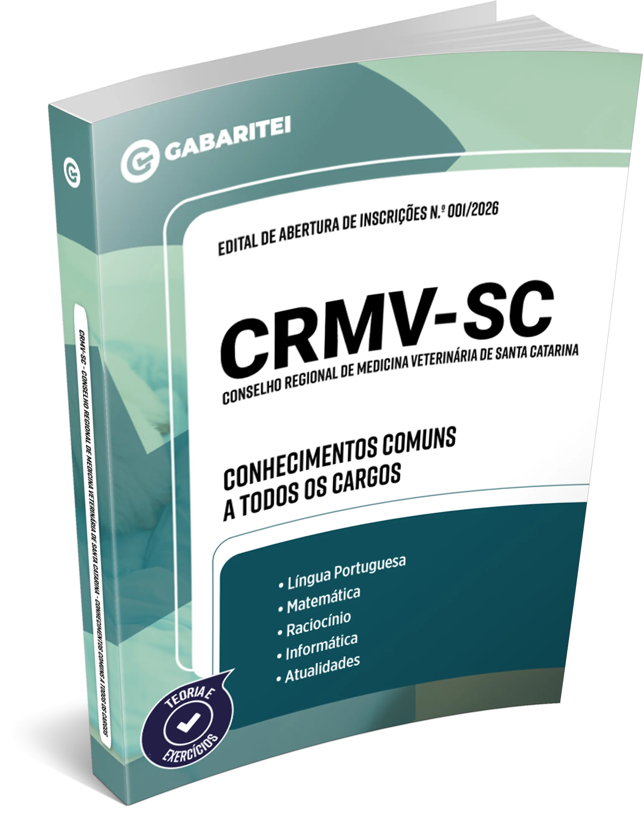CRMV-SC - Conselho Regional de Medicina Veterinária de Santa Catarina - Conhecimentos Comuns a todos os Cargos