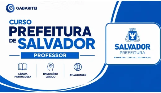 Capa: Curso Online - Prefeitura de Salvador - Professor