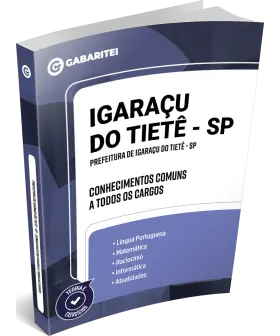 Capa: Prefeitura de Igaraçu do Tietê - SP - Conhecimentos Comuns a todos os Cargos