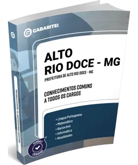 Capa: Prefeitura de Alto Rio Doce - MG - Conhecimentos Comuns a todos os Cargos