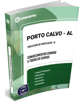 Capa: Prefeitura de Porto Calvo - AL - Conhecimentos Comuns a todos os Cargos