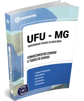 Capa: UFU - MG - Universidade Federal de Uberlândia - Conhecimentos Comuns a todos os Cargos