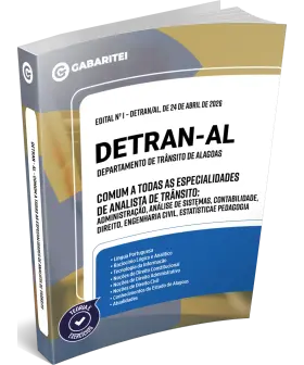 Capa: Detran - AL - Departamento de Trânsito de Alagoas - Comum a todas as especialidades de Analista de Trânsito