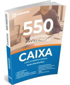 Capa: Caixa - Caixa Econômica Federal - 550 Questões Gabaritadas