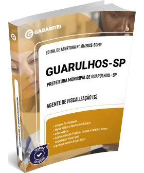 Capa: Prefeitura de Guarulhos - SP - Agente de Fiscalização (G)