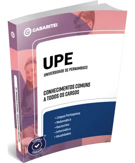 Capa: UPE - Universidade de Pernambuco - Conhecimentos Comuns a todos os Cargos