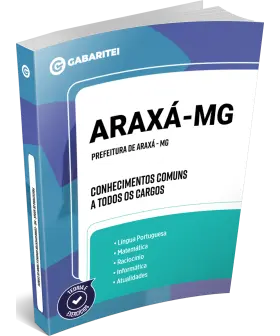 Capa: Prefeitura de Araxá - MG - Conhecimentos Comuns a todos os Cargos