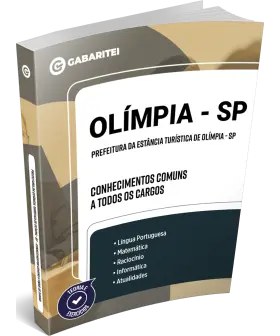 Capa: Prefeitura da Estância Turística de Olímpia - SP - Conhecimentos Comuns a todos os Cargos