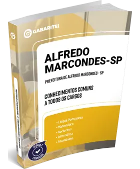 Capa: Prefeitura de Alfredo Marcondes - SP - Conhecimentos Comuns a todos os Cargos
