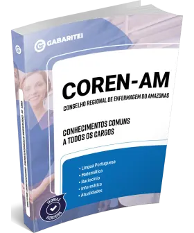 Capa: COREN - AM - Conselho Regional de Enfermagem do Amazonas - Conhecimentos Comuns a todos os Cargos