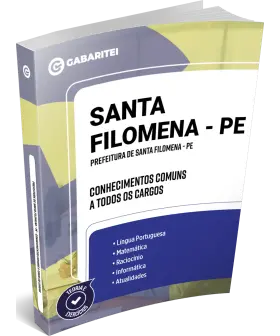 Capa: Prefeitura de Santa Filomena - PE - Conhecimentos Comuns a todos os Cargos