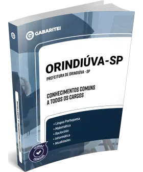 Capa: Prefeitura de Orindiúva - SP - Conhecimentos Comuns a todos os Cargos