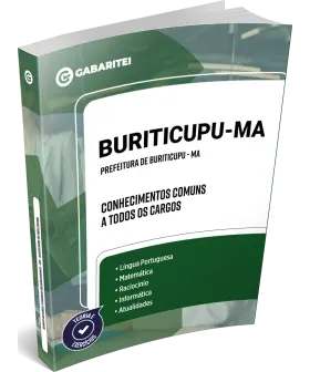 Capa: Prefeitura de Buriticupu - MA - Conhecimentos Comuns a todos os Cargos