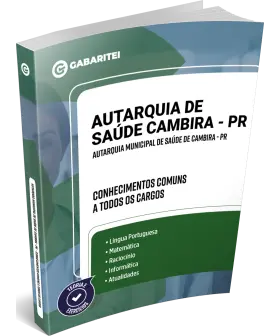 Capa: Autarquia Municipal de Saúde de Cambira - PR - Conhecimentos Comuns a todos os Cargos