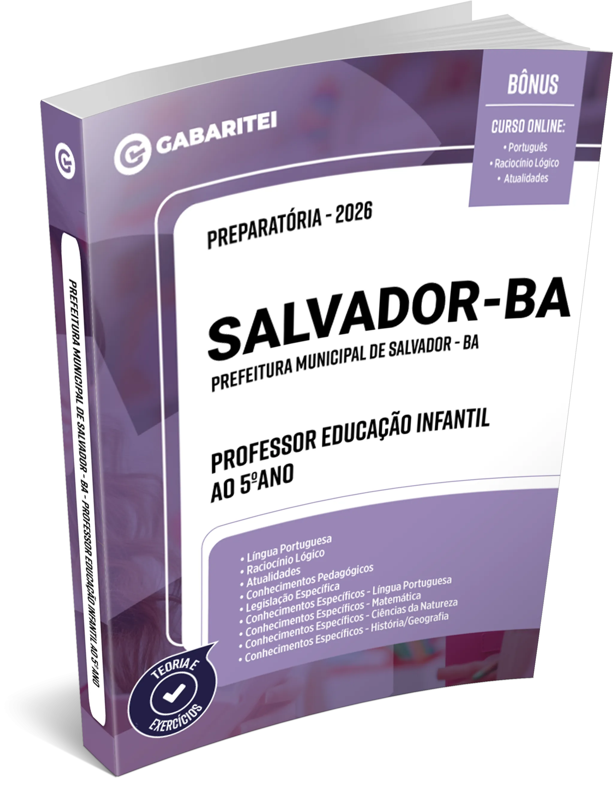 Apostila Preparatória  - Prefeitura de Salvador - BA - Professor Educação Infantil ao 5º ano