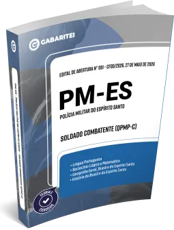 Capa: Material Didático - PM-ES - Soldado Combatente (QPMP-C)