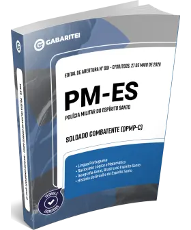Capa: Material Didático - PM-ES - Soldado Combatente (QPMP-C)