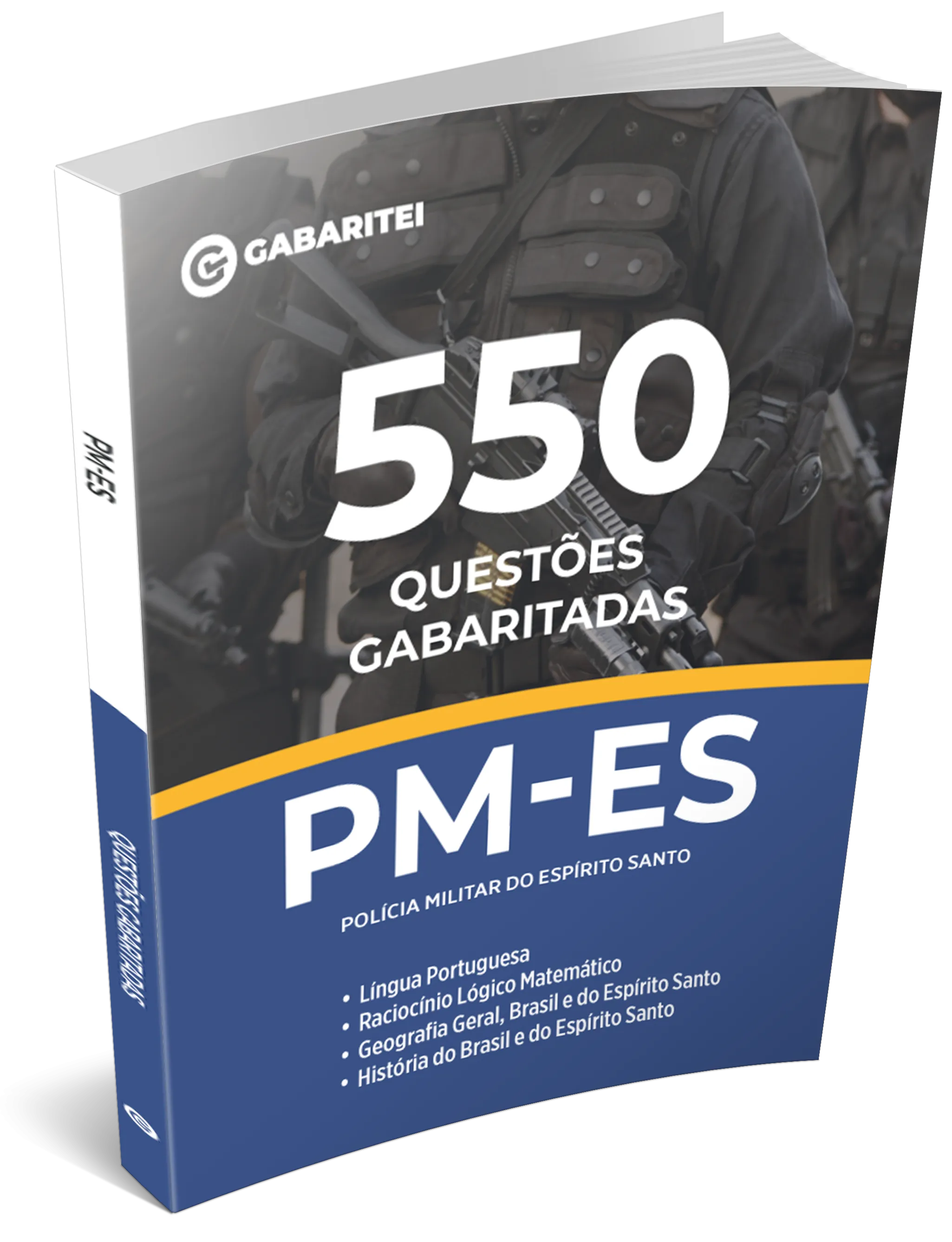 Caderno Questão - PM-ES - 550 Questões Gabaritadas