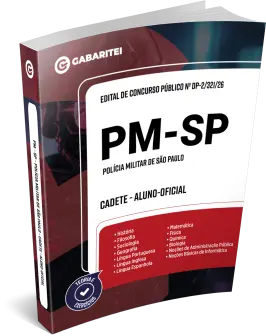 Capa: Apostila - PM - SP - Cadete - Aluno-Oficial