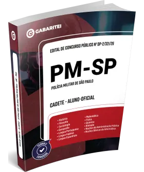 Capa: Material Didático - PM - SP - Cadete - Aluno-Oficial