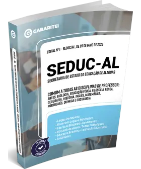 Capa: Material Didático - SEDUC - AL - Comum a todas as disciplinas de Professor