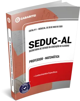 Capa: Apostila SEDUC - AL - Professor - Matemática