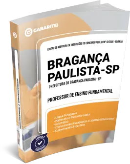 Capa: Apostila Prefeitura de Bragança Paulista - SP - Professor de Ensino Fundamental