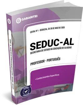 Capa: Apostila SEDUC - AL - Professor - Português