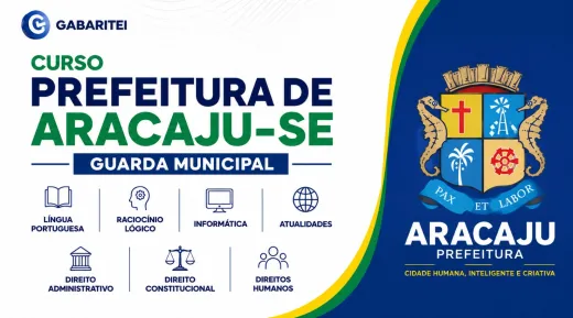 Capa: Curso Online - Prefeitura de Aracaju - SE - Guarda Municipal