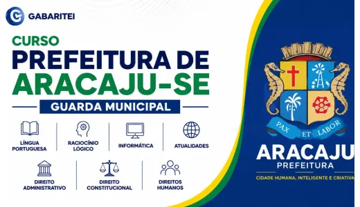 Capa: Curso Online - Prefeitura de Aracaju - SE - Guarda Municipal