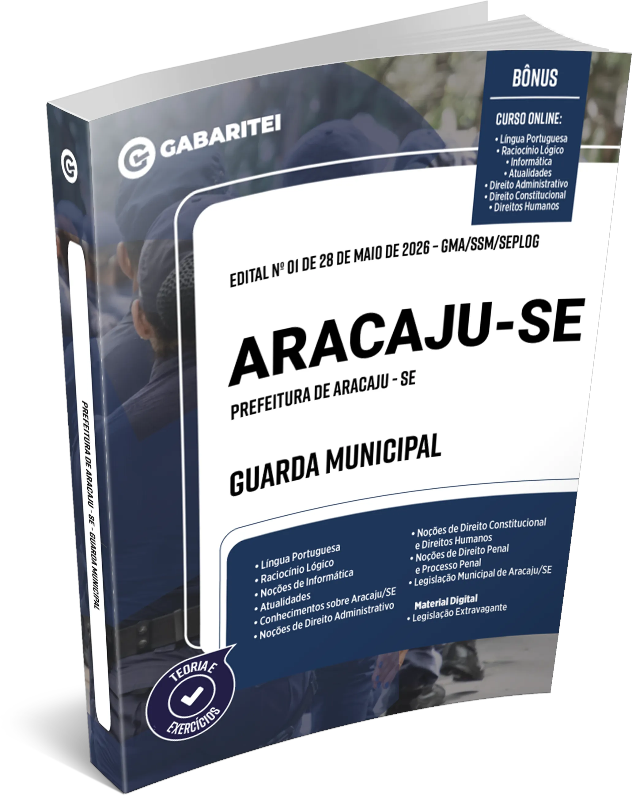 Material Didático - Prefeitura de Aracaju - SE - Guarda Municipal