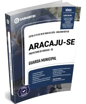 Capa: Material Didático - Prefeitura de Aracaju - SE - Guarda Municipal