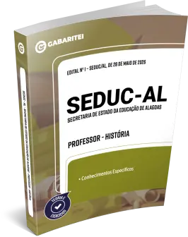 Capa: Material Didático - SEDUC - AL - Professor - História