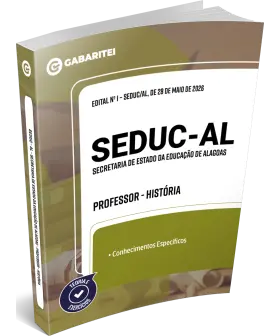 Capa: Material Didático - SEDUC - AL - Professor - História