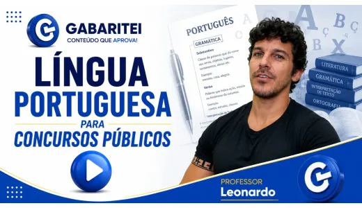 Capa: Curso Online - Língua Portuguesa