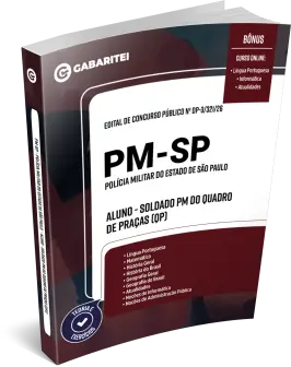 Capa: Material Didático - PM-SP - Aluno - Soldado PM do Quadro de Praças (QP)
