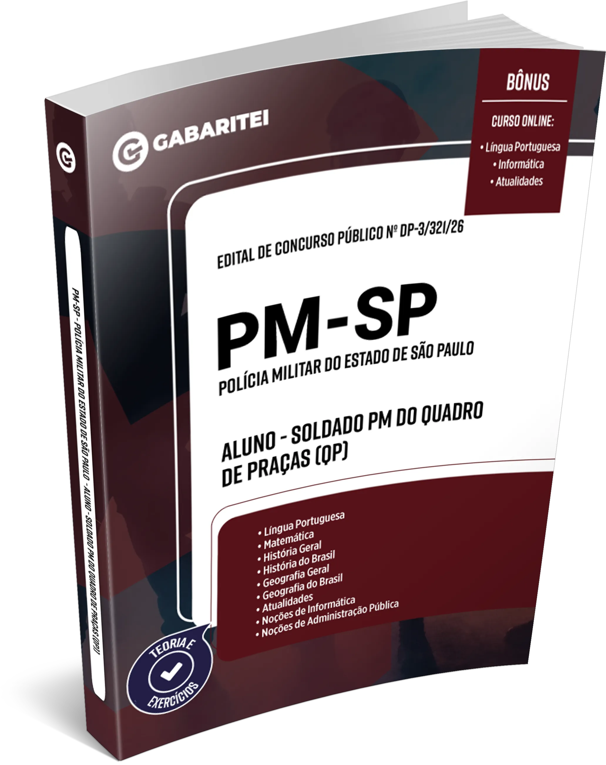 Material Didático - PM-SP - Aluno - Soldado PM do Quadro de Praças (QP)