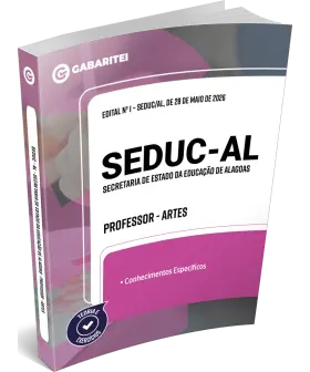 Capa: Material Didático - SEDUC - AL - Professor - Artes