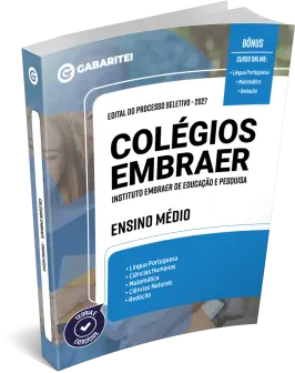 Capa: Material Didático - Colégios Embraer
