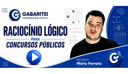 Capa: Curso Online - Raciocínio Lógico