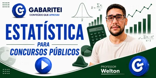 Capa: Curso Online - Estatística