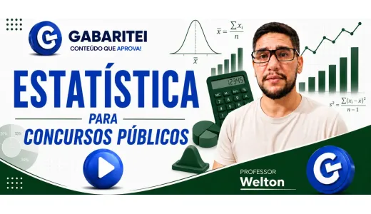 Capa: Curso Online - Estatística