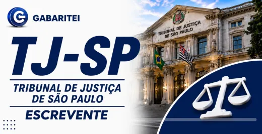 Capa: Curso Online - TJ - SP - Escrevente