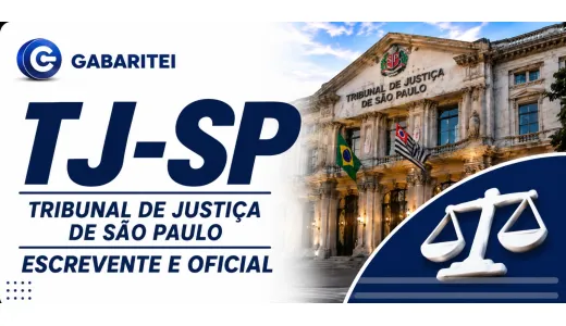Capa: Curso Online - TJ - SP - Escrevente e Oficial